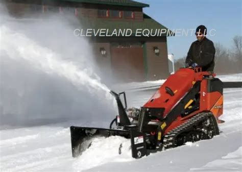 mini skid steer snowblower|erskine mini snow blower.